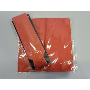 NEW JACOB ALEXANDER Men's Solid Color Tie Hanky Handkerchief Set Coral Orange